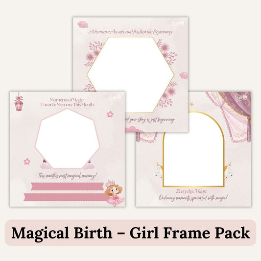 Magical Birth – Girl Frame Pack