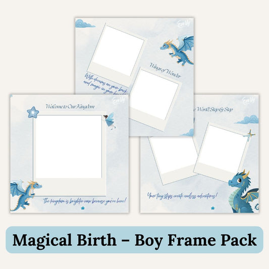 Magical Birth – Boy Frame Pack